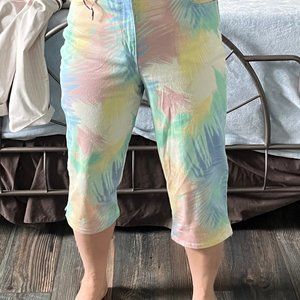 capris rainbow denim